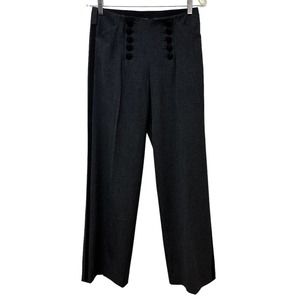 Robert Rodriguez‎ High Rise Dress Tuxedo Stripe Trousers Pants 28" Size 2 NEW